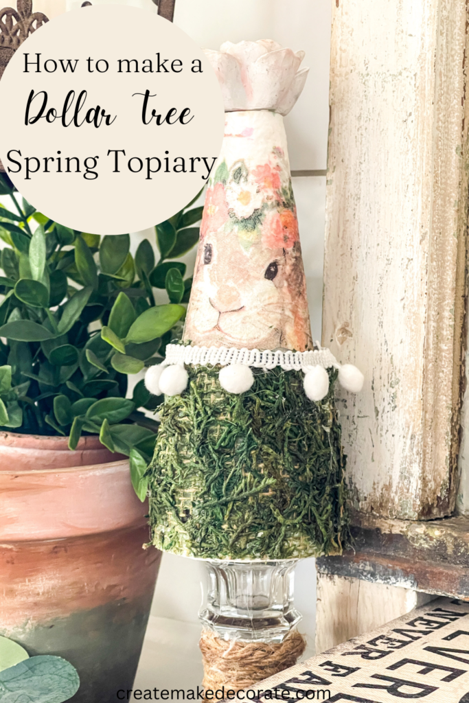 Diy Spring Topiary - Create Make Decorate with Nikki